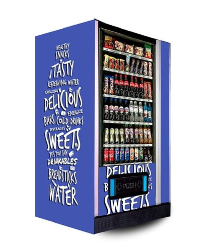 Okleina na automat uniwersalny niebieska - 1.jpg