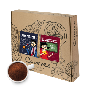 Zestaw na KONIEC ROKU SZKOLNEGO z Brazylia 50% Arabica 50% Robusta Kawa mielona 500G