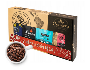 Zestaw dla Taty DZIEŃ OJCA Aroma, Vero, Rosso, Turchese Kawa ziarnista 1000G