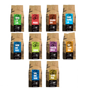 Zestaw 10 Kaw Caveres Kawa mielona 2,5kg